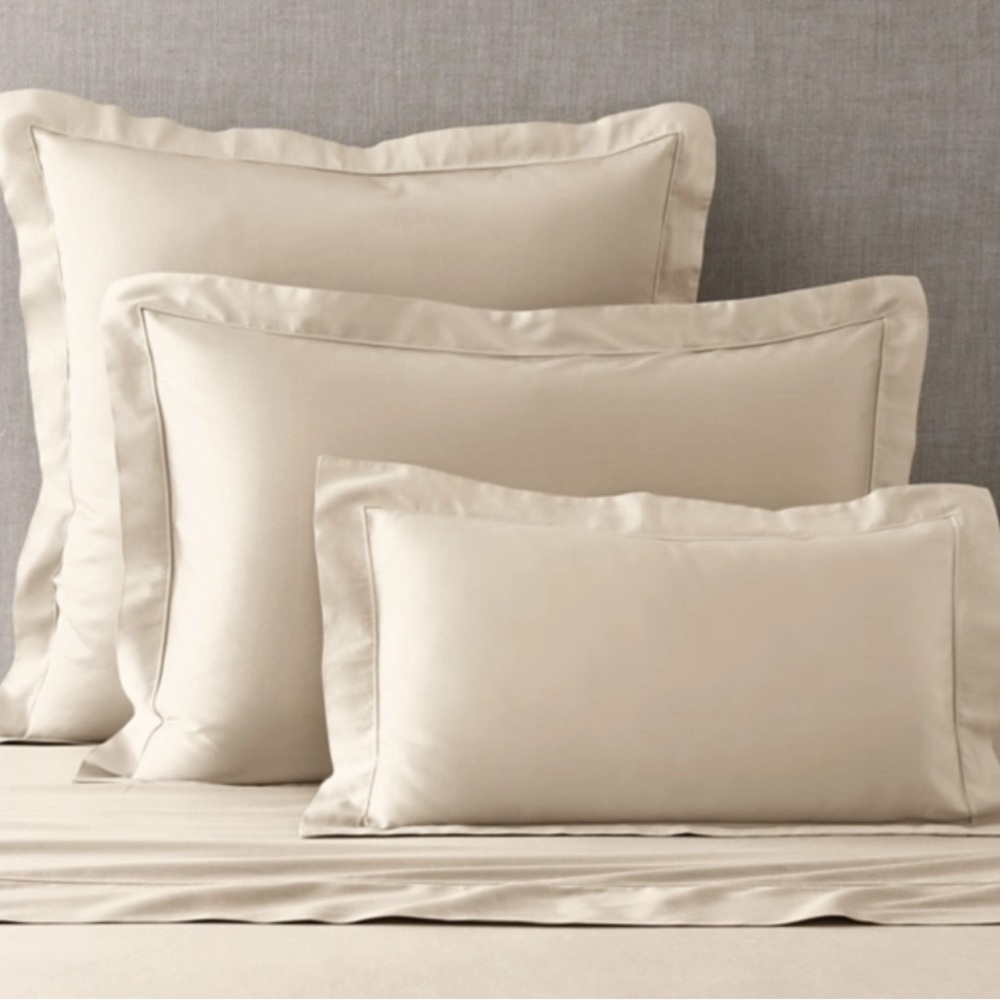 Restoration Hardware Italian Vintage Wash Sateen Pillow Sham